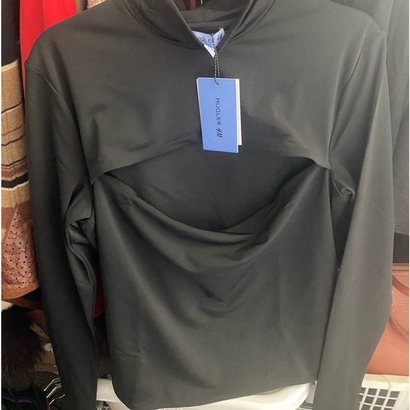 Mugler X H&M Jersey Cut-Out Shirt (Mens) NWT XXL - Picture 3 of 11